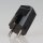 Schutzkontakt-Stecker schwarz – 250V/16A mit zwei Erdleitersystemen – für Textilkabel und PVC-Kabel, Kaiser