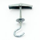 Deckenhaken M4 x 70mm mit Federklappdbel zur Befestigung...
