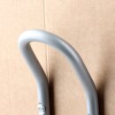 Häfele Garderobenhaken Edelstahl 2 Haken 145x60mm aluminiumfarben