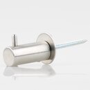 Hfele Mbel Garderobenhaken rund aus Edelstahl 15x35mm...