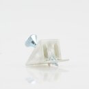 Häfele Rückwandverbinder Rückwandhalter 15x10 mm silberfarben mit Schraube