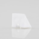 Häfele Rückwandverbinder Rückwandhalter 11x11 mm Kunststoff weiß ohne Schraube