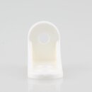 Häfele Rückwandverbinder Rückwandhalter zum Schrauben 46x16mm Kunststoff weiss