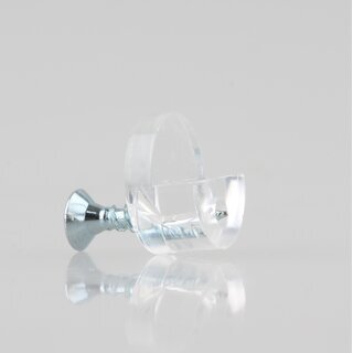 Hfele Glashalter Kunststoff transparent fr 4mm Glas