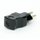 Lampen Schutzkontakt-Stecker schwarz für die Schweiz 3-polig 16A/250V