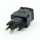 Lampen Schutzkontakt-Stecker schwarz für die Schweiz 3-polig 16A/250V