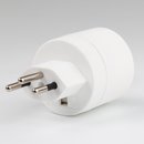 Reisestecker-Adapter Schweiz Kupplung Deutschland wei...