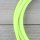 Textilkabel Anschlussleitung Zuleitung 2-5m neon gelb mit Schutzkontakt-Winkelstecker