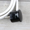 Textilkabel Anschlussleitung Zuleitung 2-5m weiss mit...