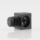 Häfele Korpusverbinder Wandverbinder mit Schraube 14x16 mm Kunststoff schwarz