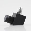 Häfele Korpusverbinder Wandverbinder mit Schraube 14x16 mm Kunststoff schwarz