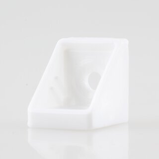 Hfele Eckverbinder Wandverbinder mit Abdeckkappe 18x20mm Kunststoff weiss
