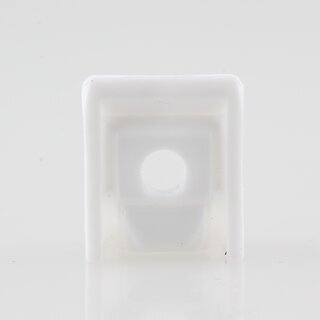 Hfele Eckverbinder Wandverbinder mit Abdeckkappe 18x20mm Kunststoff weiss