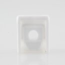 Häfele Eckverbinder Wandverbinder mit Abdeckkappe 18x20 mm Kunststoff weiß