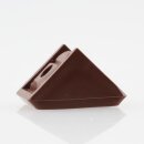 Häfele Eckverbinder Wandverbinder mit Abdeckkappe 18x20 mm Kunststoff braun