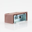 Häfele Korpusverbinder Wandverbinder zum Schrauben 37x15 mm braun