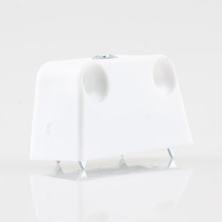 Hfele Korpusverbinder Wandverbinder zum Schrauben 37x15mm weiss