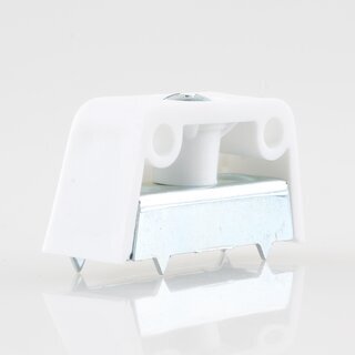 Hfele Korpusverbinder Wandverbinder zum Schrauben 37x15mm weiss