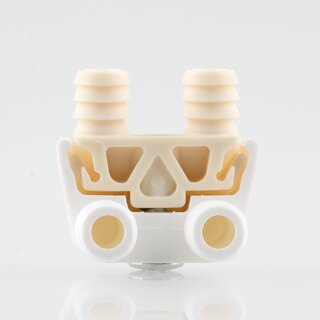 Hfele Korpusverbinder Wandverbinder zum Schrauben 28x22 mm wei/beige