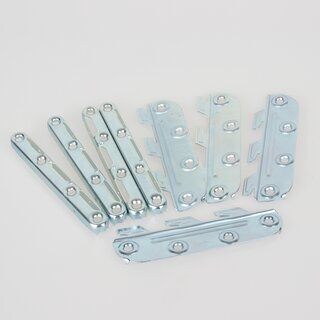Hfele Mbel Bettverbinder mit gekrpftem Haken und Schlieteil 130mm Stahl verzinkt