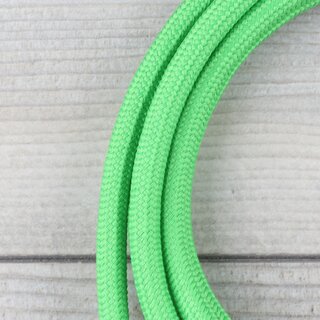Textilkabel Lampenpendel 1-5m kiwi-grn mit E27 Fassung Kunststoff schwarz