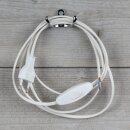 Lampen-Anschlussleitung 2-adrig Weiß – 2 m...
