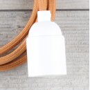 Textilkabel Lampenpendel 1-5m englisch gold mit E27...