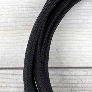 Textilkabel Lampenpendel 1-5m schwarz mit E27 Fassung Kunststoff wei