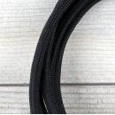 Textilkabel Lampenpendel 1-5m schwarz mit E27 Fassung Kunststoff weiß