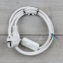 Lampen-Anschlussleitung 3-adrig Weiß – 2 m...