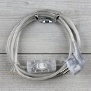 Lampen Anschlussleitung transparent 2 Meter 3-adrig mit...