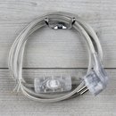 Lampen Anschlussleitung transparent 2 Meter 3-adrig mit...