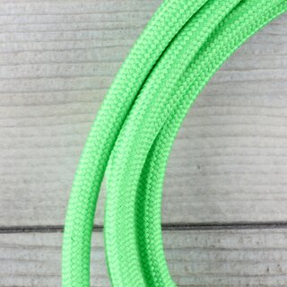 Textilkabel Lampenpendel 1-5m kiwi-grn mit E14 Fassung Kunststoff schwarz