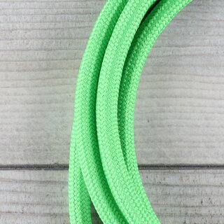 Textilkabel Lampenpendel 1-5m kiwi-grn mit E14 Fassung Kunststoff wei