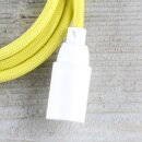 Textilkabel Lampenpendel 1-5m gelb mit E14 Fassung...