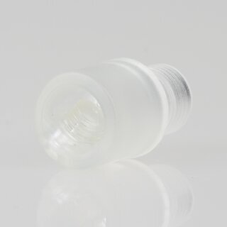 M10x1x10mm Klemmnippel Zugentlastung Transparent mit Auengewinde aus Kunststoff
