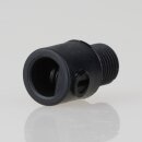 M10x1x10mm Klemmnippel Zugentlastung Schwarz mit...