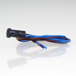 12V Niedervolt G4 Mini Halogen Fassung mit 60cm Silikonkabel