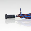 G4 Steck-Lampenfassung VDE-konform, 12/24V DC, 100W, 60 cm Anschlusskabel