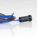 G4 Steck-Lampenfassung VDE-konform, 12/24V DC, 100W, 60 cm Anschlusskabel