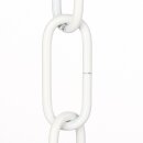 Lampen Metall-Kette 3,8 mm 20x47 | Weiß lackiert |...