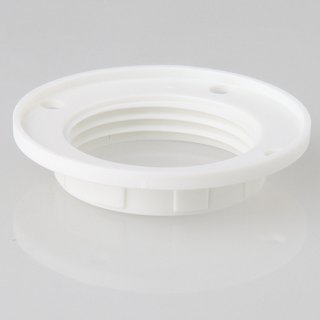 E14 Unterring Schraubring Thermoplast weiß 43x10mm für Kunststoff Fassung