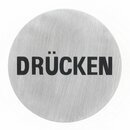 Hfele Symbol Hinweisschild TrschildDrcken 75mm rund...