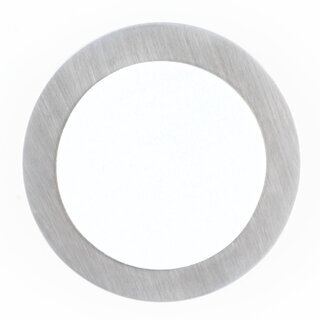 Hfele Symbol Hinweisschild TrschildZiehen 75mm rund Edelstahl matt