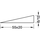 Häfele Universal Holzkeil 55x20x7 mm – Baukeil / Türstopper