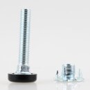 Häfele Verstellschraube M8 mit Einschlagmutter 52 mm, 300 kg Tragkraft