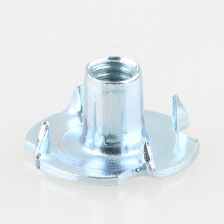 Hfele Einschlagmutter M4 Metall verzinkt,  15 mm, Lnge 7,5 mm