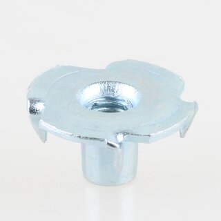 Hfele Einschlagmutter M4 Metall verzinkt,  15 mm, Lnge 7,5 mm