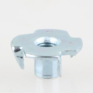 Hfele Einschlagmutter M5 Metall verzinkt,  17 mm, Lnge 7 mm