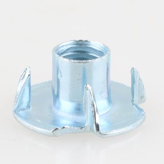 Hfele Einschlagmutter M8 Metall verzinkt,  22,5 mm, Lnge 9,5 mm